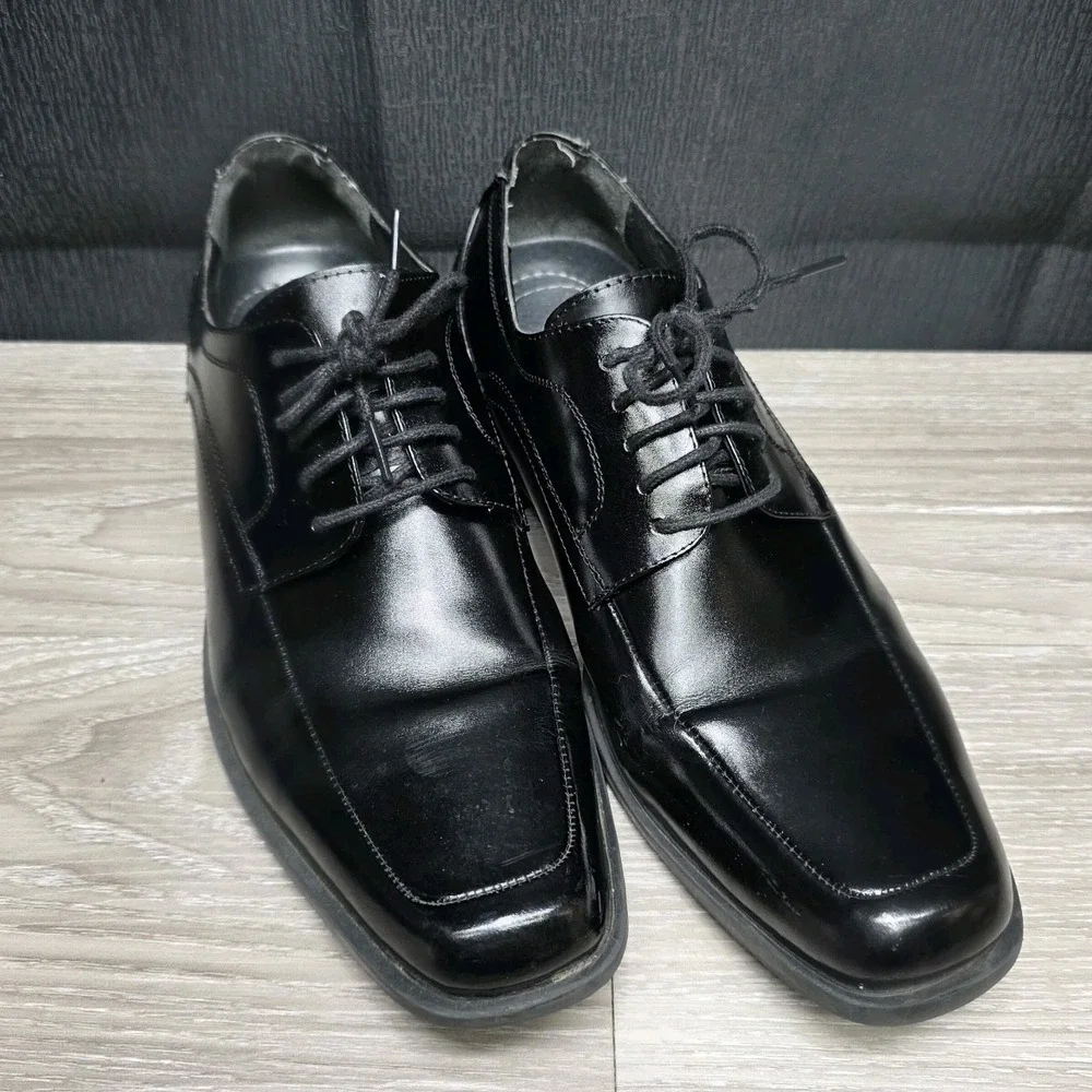 Stacy Adams CALHOUN Men's‎ Black 20117-001 Lace Up Casual Dress Shoes Size 9.5M